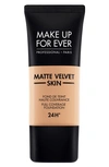 Make Up For Ever Matte Velvet Skin Full Coverage Foundation R370 Medium Beige 1.01 oz/ 30 ml In R370-medium Beige