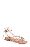 Topshop Peggy Strappy Sandal In Nude