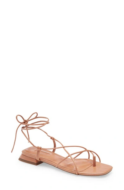 Topshop Peggy Strappy Sandal In Nude