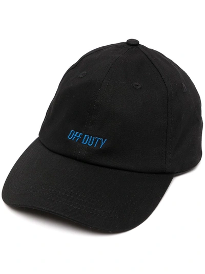 Off Duty Neith Logo-embroidered Cap In Black
