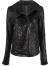 Isaac Sellam Experience Prudent Leather Jacket In Black