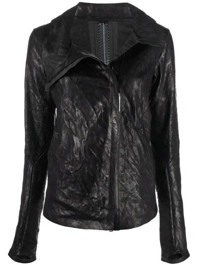 Isaac Sellam Experience Prudent Leather Jacket In Black