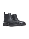 BURBERRY BROGUE-DETAIL CHELSEA BOOTS