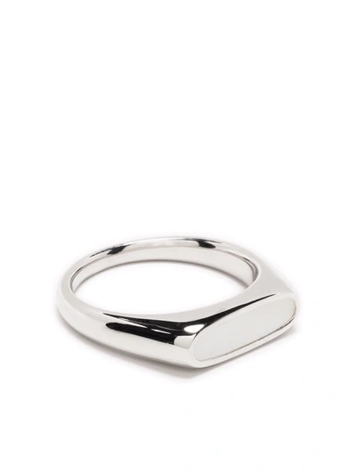 Tom Wood Mario Mother Of Pearl Ring In Silber