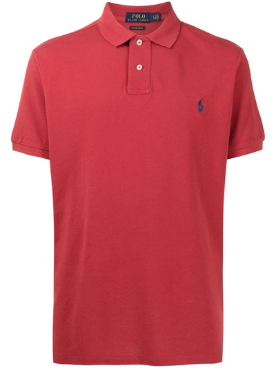 Polo Ralph Lauren Polo Pony Cotton Polo Shirt In Red