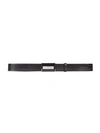 Dsquared2 Black Leather Belt In Black