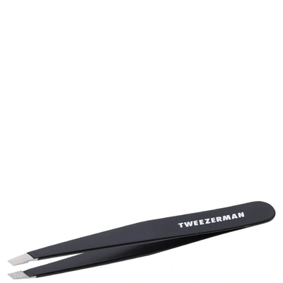 Tweezerman Slant Tweezer - Platinum Silver In Midnight Sky