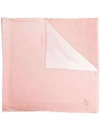Ferragamo Dégradé Effect Gancini Shawl In Pink & Purple