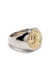 Tom Wood Silver Coin Ring In Silber