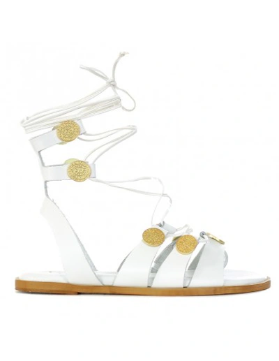 Tsakiris Mallas Sandals With Accessories In White