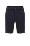 HUGO BOSS SLIM FIT SHORTS IN STRETCH COTTON TWILL