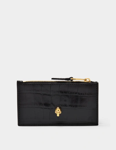 Alexander Mcqueen Zip Pouch In Black