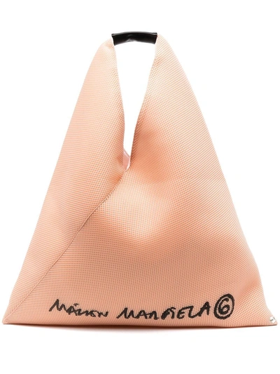 Maison Margiela Women's Pink Polyester Tote