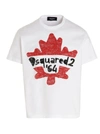 DSQUARED2 DSQUARED2 MEN'S WHITE COTTON T-SHIRT,S71GD1100S22427100 XL