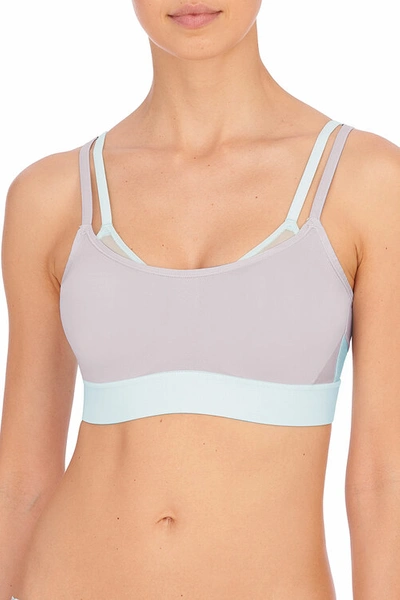 Natori Gravity Contour Underwire Coolmax Sports Bra (30b) In Aqua Sky