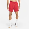 Nike Men's Flex Stride 7" Brief Running Shorts In Red