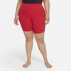 Nike Yoga Luxe Women's Shorts In Gym Red,team Red