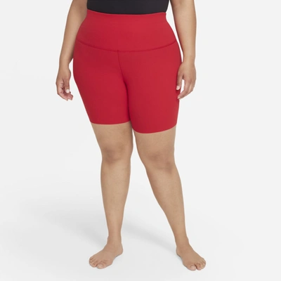 Nike Yoga Luxe Women's Shorts In Gym Red,team Red