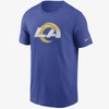 Nike Men's Logo Essential (nfl Los Angeles Rams) T-shirt In Blue
