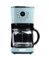 Haden Heritage 12-cup Programmable Coffee Maker With Strength Control And Timer - 75032 In Turquoise Blue