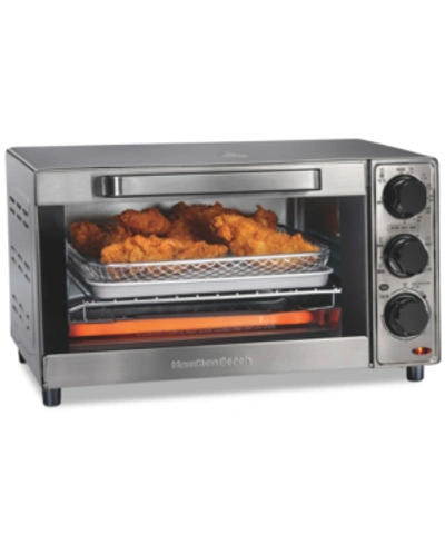 Hamilton Beach Sure-crisp Air Fryer Toaster Oven In Stainless Steel