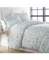 Southshore Fine Linens Sweet Florals Ultra Soft 3-pc. Duvet Cover Set, Full/queen In Ballard Blue