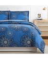 Southshore Fine Linens Midnight Floral 2-pc. Duvet Cover Set, Twin/twin Xl In Blue