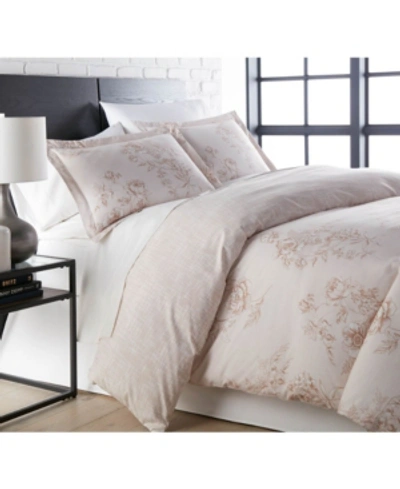 Southshore Fine Linens Harmony Ultra Soft 2 Pc. Duvet Cover Set, Twin/twin Xl In Taupe