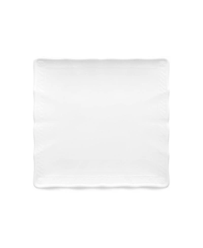 Noritake Cher Blanc Square Salad Plate In White