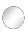 COSMOLIVING LARGE ROUND CONTEMPORARY WALL MIRROR IN METALLIC FRAME