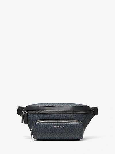 Michael Kors Cooper Logo Belt Bag In Blue