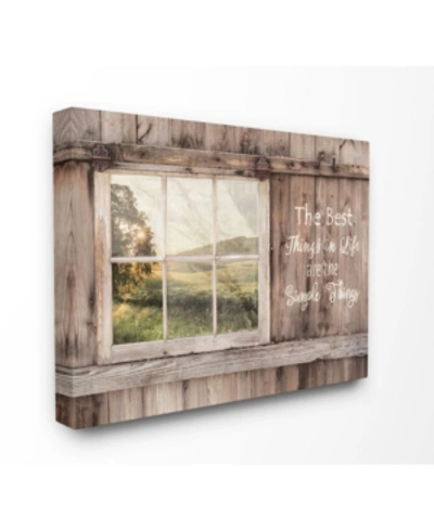 Stupell Industries Simple Things Rustic Barn Window Distressed Photograph, 16" L X 20" H In Multi