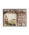 STUPELL INDUSTRIES SIMPLE THINGS RUSTIC BARN WINDOW DISTRESSED PHOTOGRAPH, 11" L X 14" H