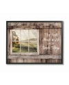 STUPELL INDUSTRIES SIMPLE THINGS RUSTIC BARN WINDOW DISTRESSED PHOTOGRAPH, 24" L X 30" H