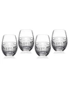 MARQUIS BY WATERFORD ADDISON STEMLESS WINE SET, 4 PIECES