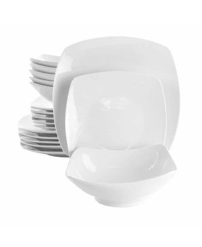 ELAMA NEWMAN 18 PC. DINNERWARE SET, SERVICE FOR 4