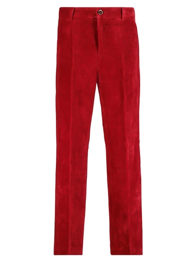 Gucci Red Trouser For Kids With Logo