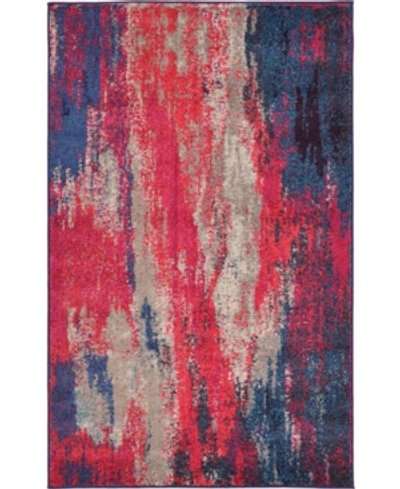 Bridgeport Home Closeout! Bayshore Home Adah Ada2 3' 3" X 5' 3" Area Rug In Magenta