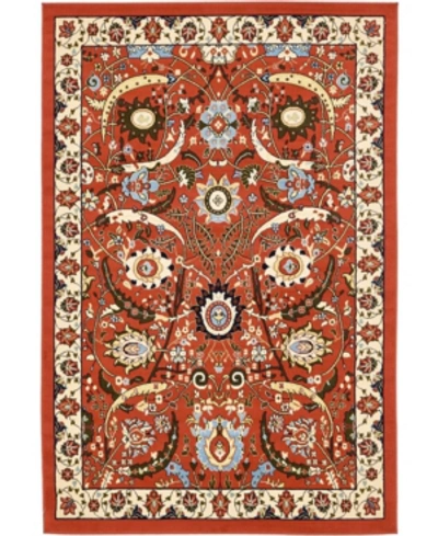 Bridgeport Home Aelmoor Ael1 6' X 9' Area Rug In Terracotta