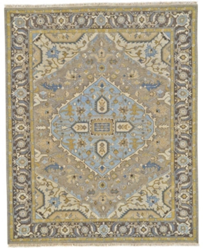 Simply Woven Closeout! Feizy Goshen R0638 5'6" X 8'6" Area Rug In Gray