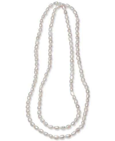 Macy's Cultured Freshwater Baroque Pearl (7-8mm) 54" Endless Necklace (also In Pink & White Cultured Freshw
