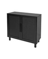 Hopper Studio Delancey 2 Door Cabinet In Black