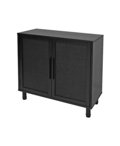Hopper Studio Delancey 2 Door Cabinet In Black