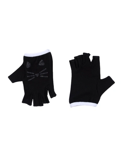 Karl Lagerfeld Kids' Gloves In Black
