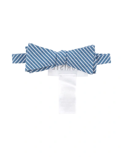 Touriste Newborn Boy Ties & Bow Ties Azure Size 1 Cotton, Elastane In Blue