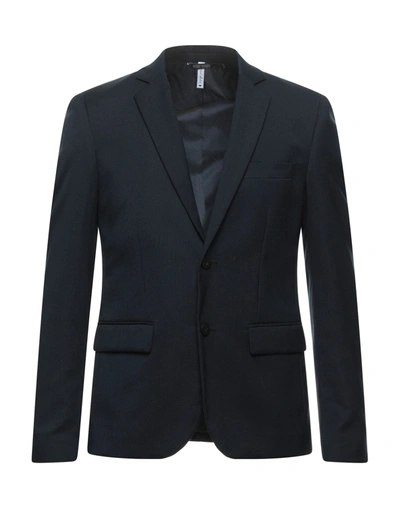 Antony Morato Suit Jackets In Dark Blue