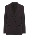 Ottod'ame Suit Jackets In Dark Brown