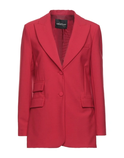 Ottod'ame Suit Jackets In Red
