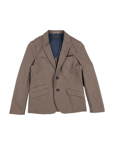 Antony Morato Kids' Suit Jackets In Brown