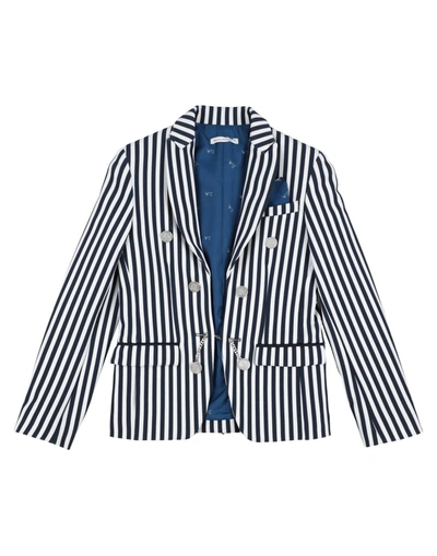 Daniele Alessandrini Kids' Suit Jackets In Dark Blue